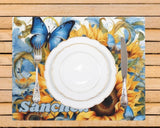 Sunflower and Butterflies Personalized Placemat