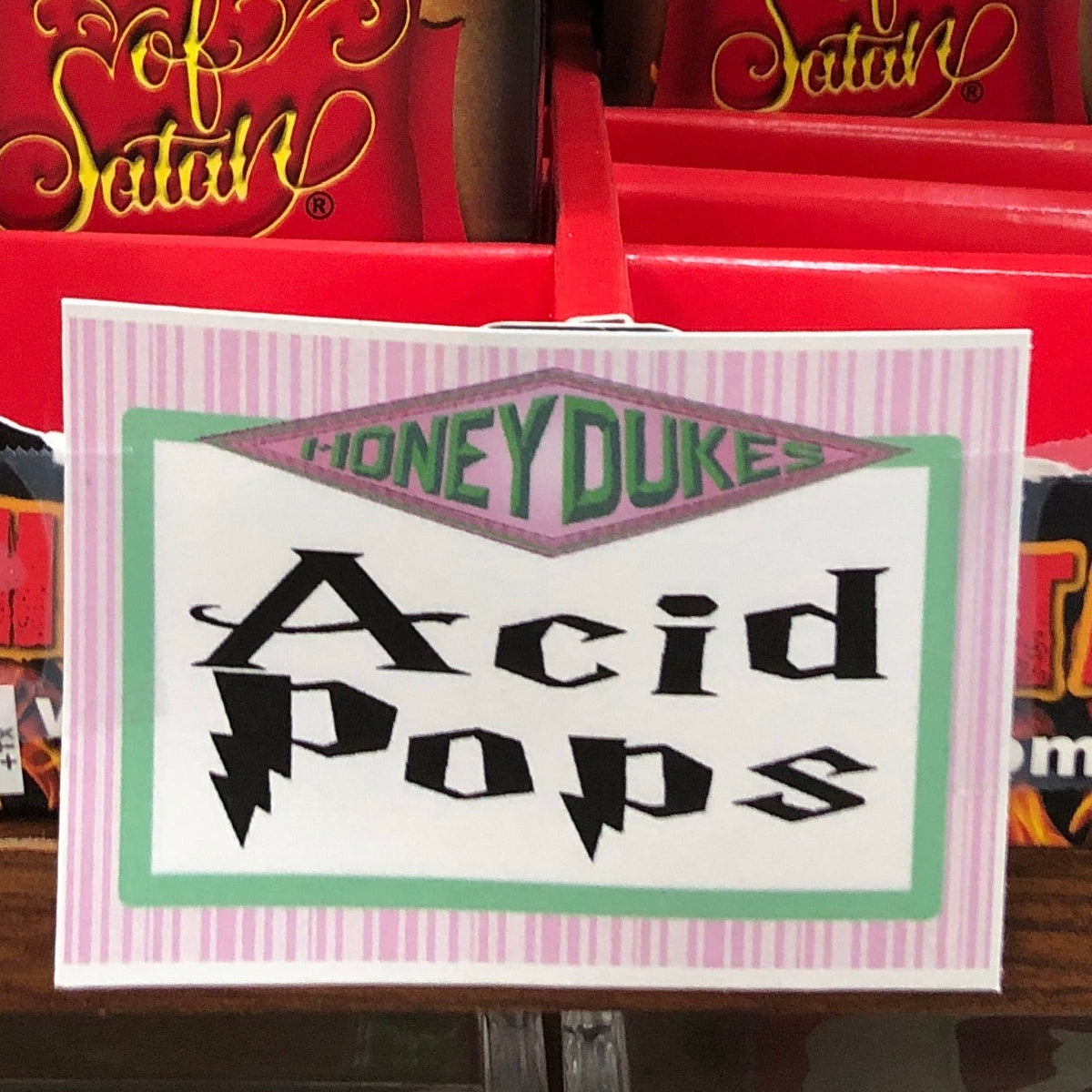 Acid Pops Honeydukes Printable Bag Toppers