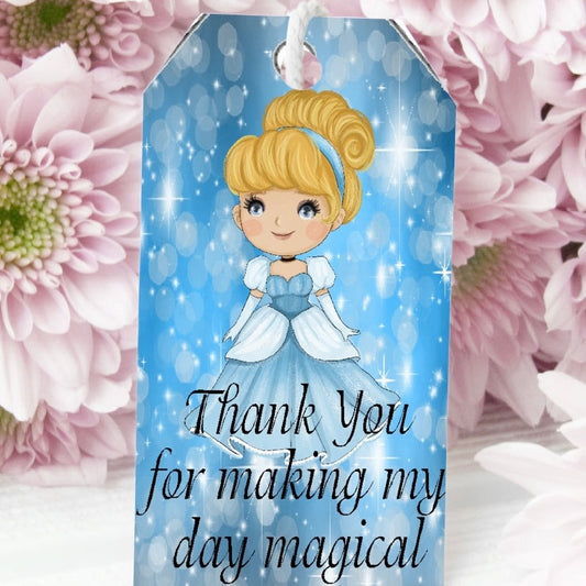 Cinderella Thank You Printable Tags