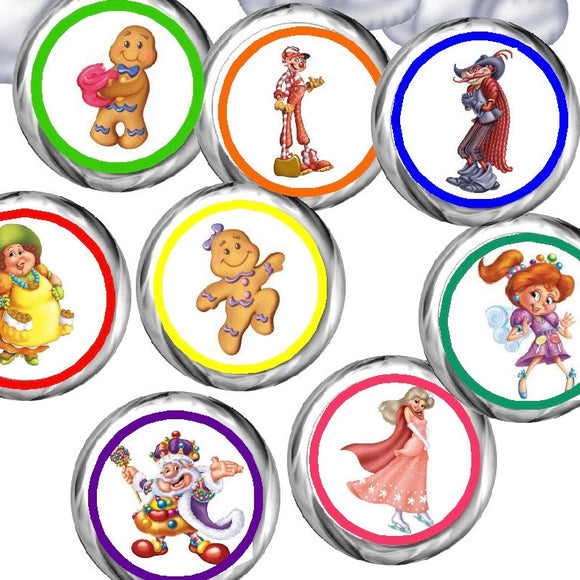Candyland Game Kiss Label Printable