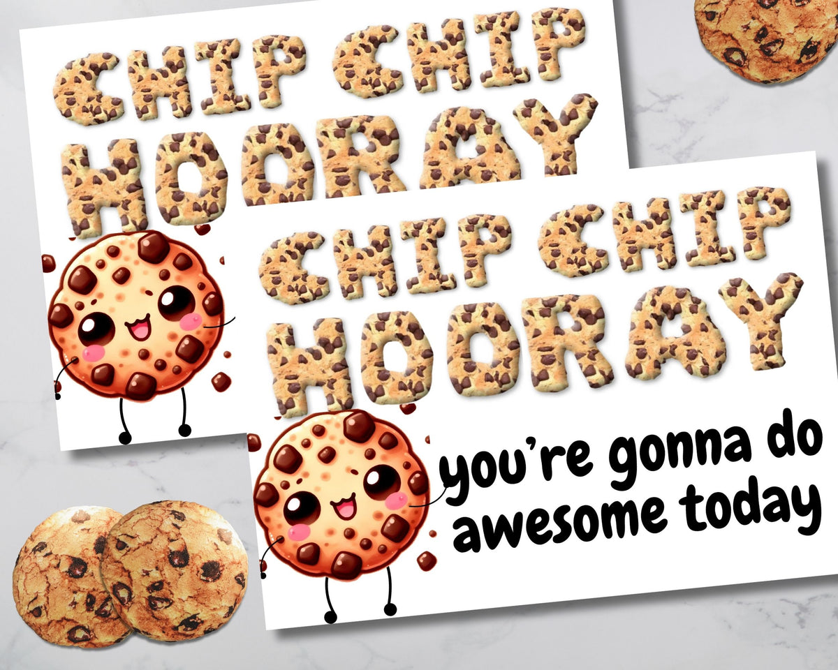 Chip Chip Hooray Good Luck Candy Bag Topper Printable
