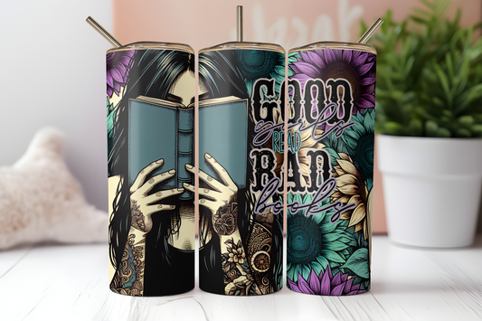 Good Girls Read Bad Books 20 ounce Stainless Steel Tumbler   *656