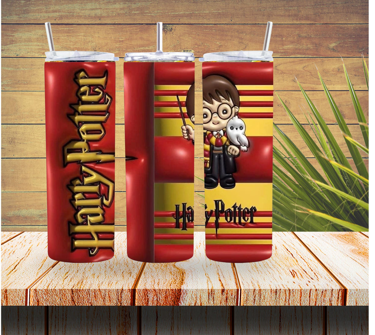 Harry Potter Puffy Tumbler   *651