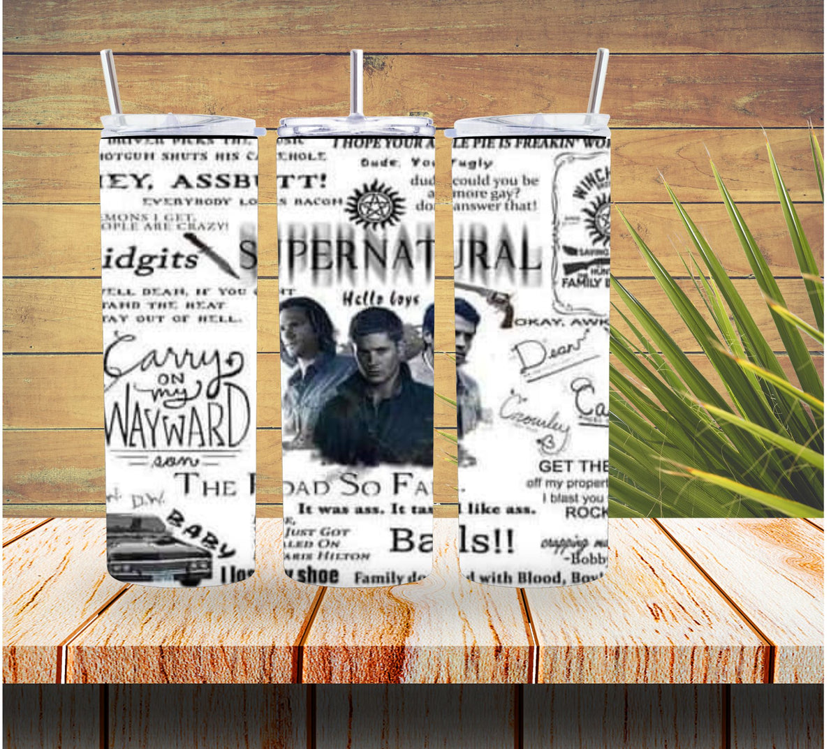 Hello Boys Supernatural Tumbler  *507