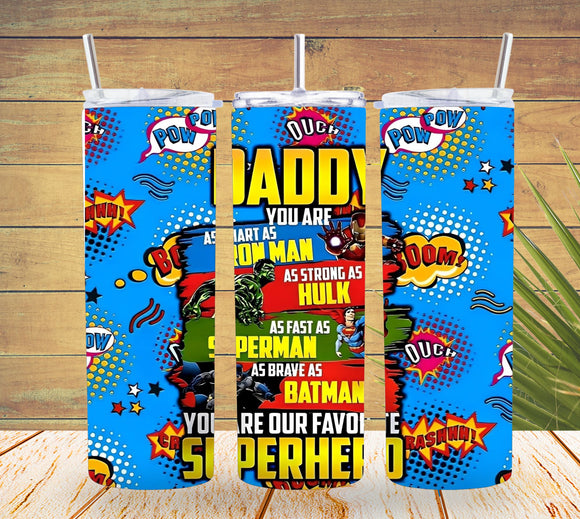 Superhero Dad Tumbler  *804
