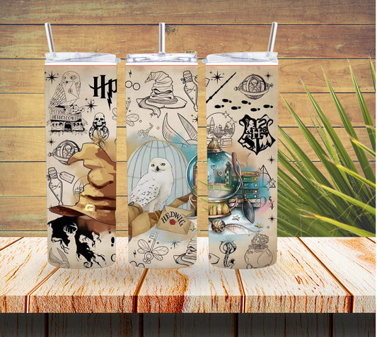Hogwarts Essentials Harry Potter Tumbler  *771