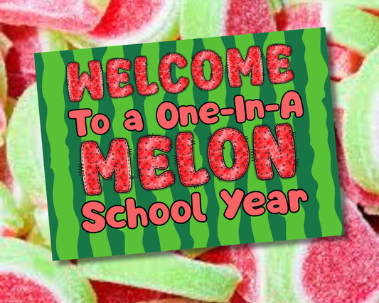 One-in-a-Melon Back to School Bag Topper Printable