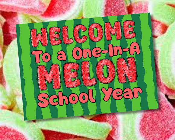 One-in-a-Melon Back to School Bag Topper Printable