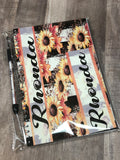 Personalized Fall Sunflowers Notebook Gift Set