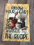 Follow Your Heart Recipe Notebook Gift Set