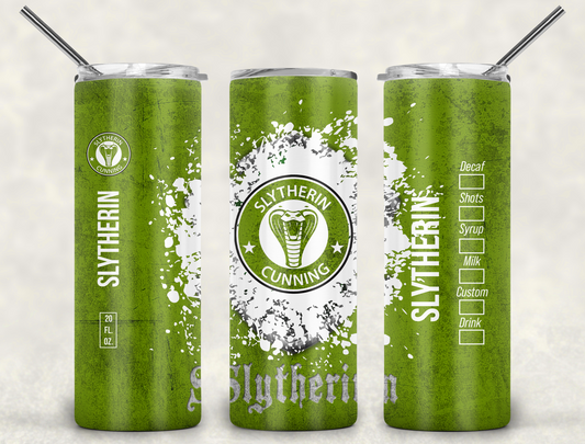 Cunning Slytherin Harry Potter Tumbler