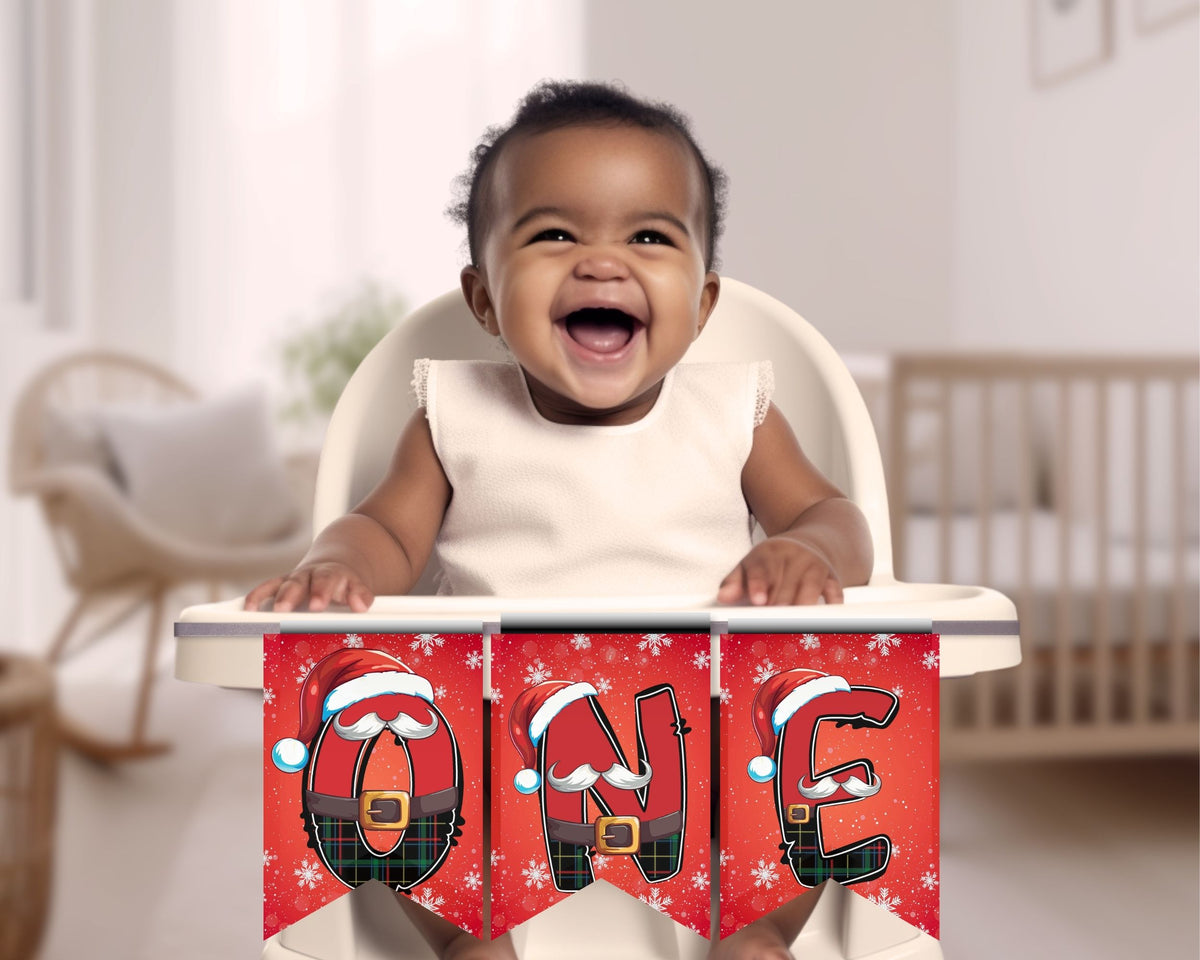 Santa Claus Pennant Canva Template Printable