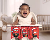 Santa Claus Pennant Canva Template Printable