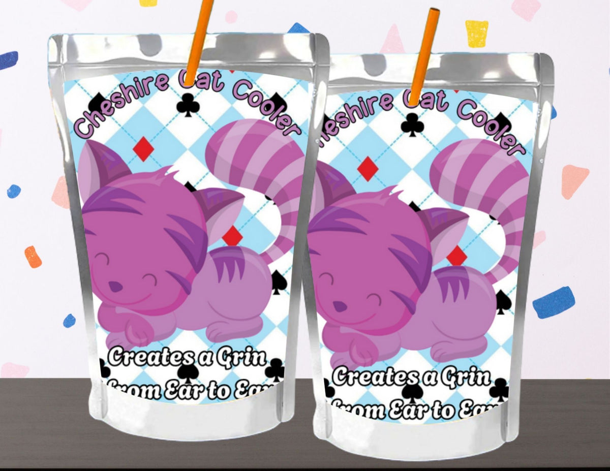 Alice in Wonderland Capri Sun Printable Labels