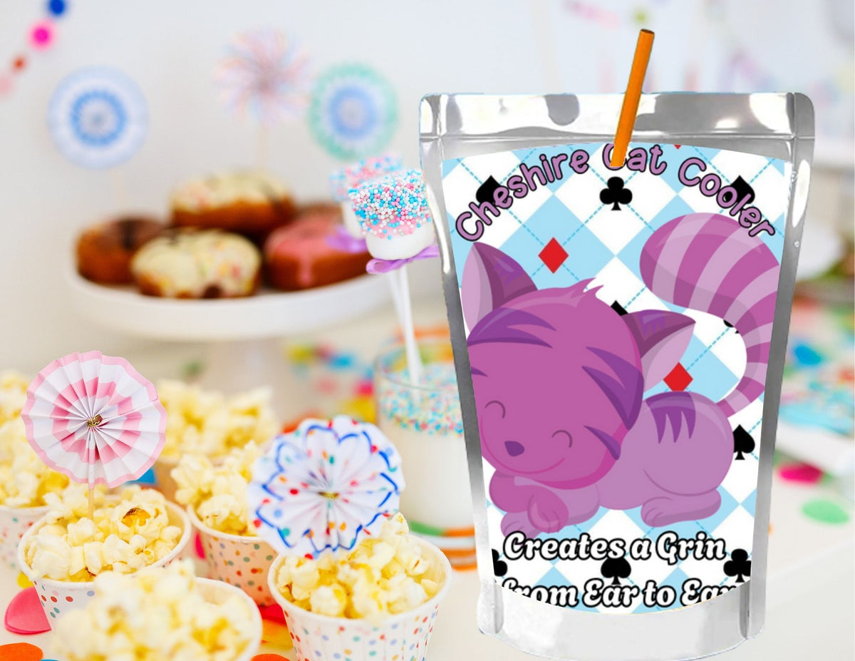 Alice in Wonderland Capri Sun Printable Labels