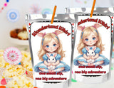 Cute Wonderland Capri Sun Printable Labels