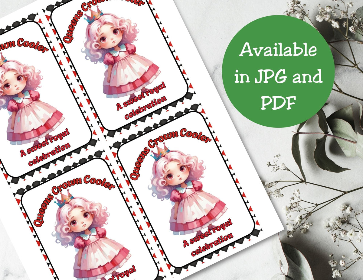 Cute Wonderland Capri Sun Printable Labels