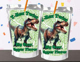 Dinosaur Capri Sun Label Printable
