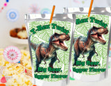 Dinosaur Capri Sun Label Printable