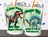 Dinosaur Capri Sun Label Printable