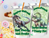 Dinosaur Capri Sun Label Printable