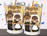 Pilgrim Punch Thanksgiving Capri Sun Label Printable
