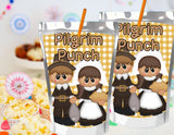 Pilgrim Punch Thanksgiving Capri Sun Label Printable