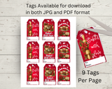 Baked With Love Christmas Printable Gift Tags