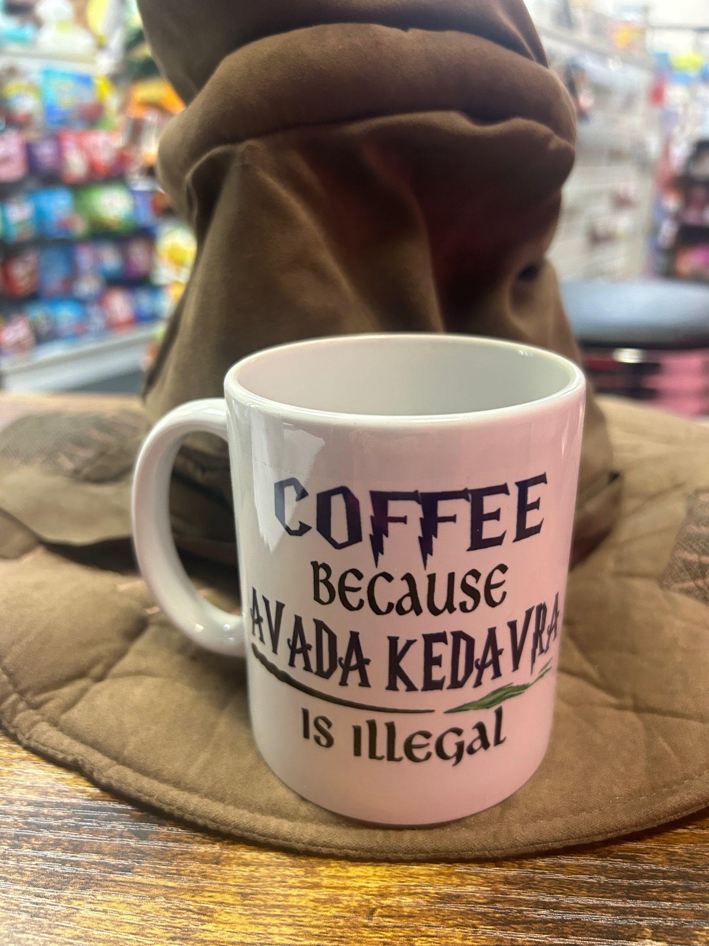 Coffee because Avada Kedavra is Illegal Coffee Mug