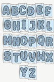 Bluey Filled Alphabet Hershey Candy Bar Wrapper Printable