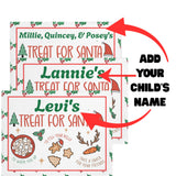 Personalized Santa Snack Tray Placemat