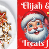 Personalized Santa Cookie Tray Placemat