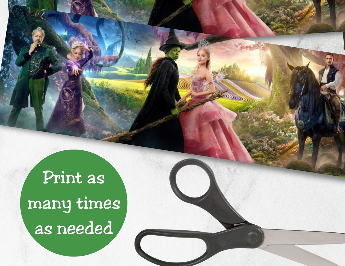 Wicked Pringles Can Label Printable