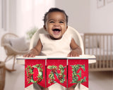 Holly & Berry Christmas Pennant Banner Printable (A–Z Letters)