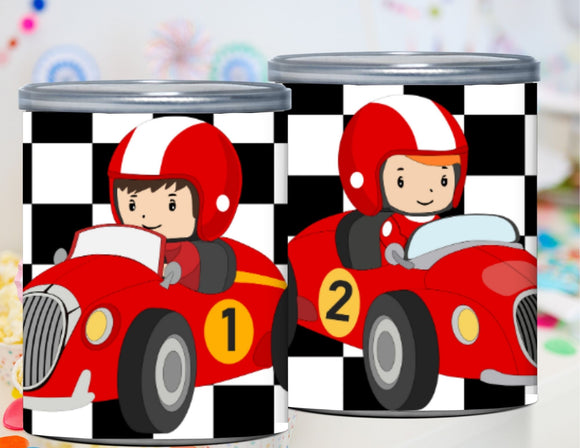 Pit Crew Snacks Race Car Pringles Label Printables