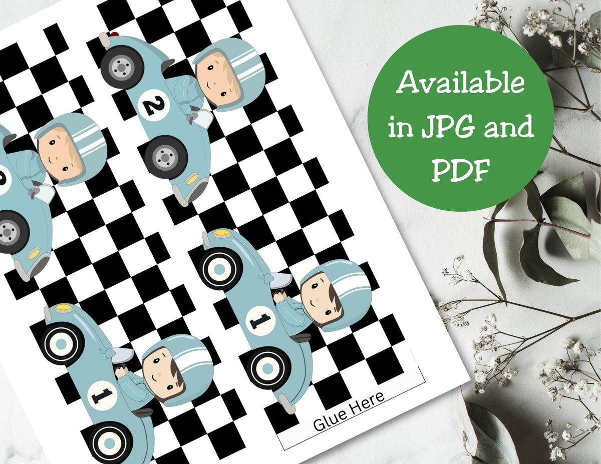 Pit Crew Snacks Race Car Pringles Label Printables