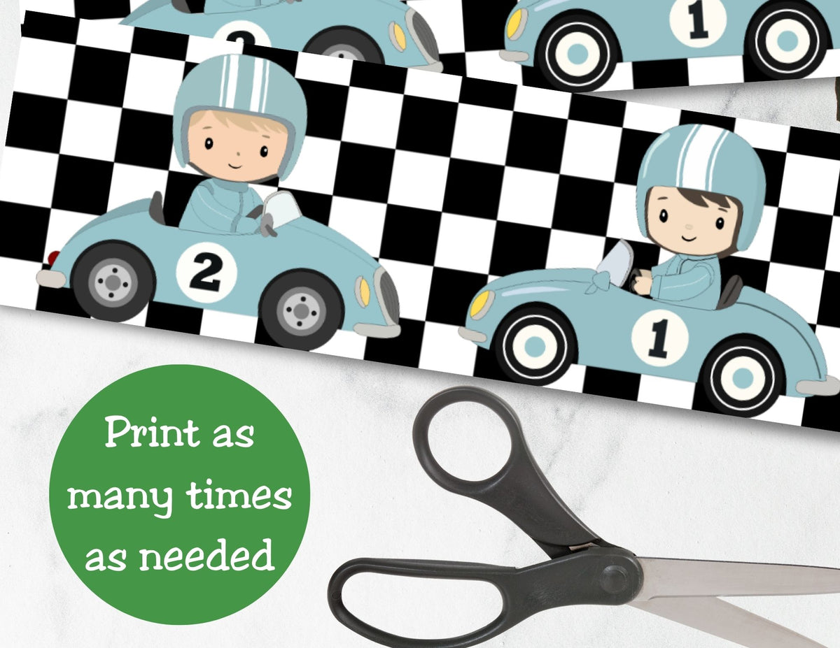 Pit Crew Snacks Race Car Pringles Label Printables