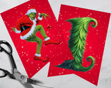 Grinch Printable Pennant Banner