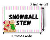 Sweet Gingerbread Editable Table Card Printable with Canva Template