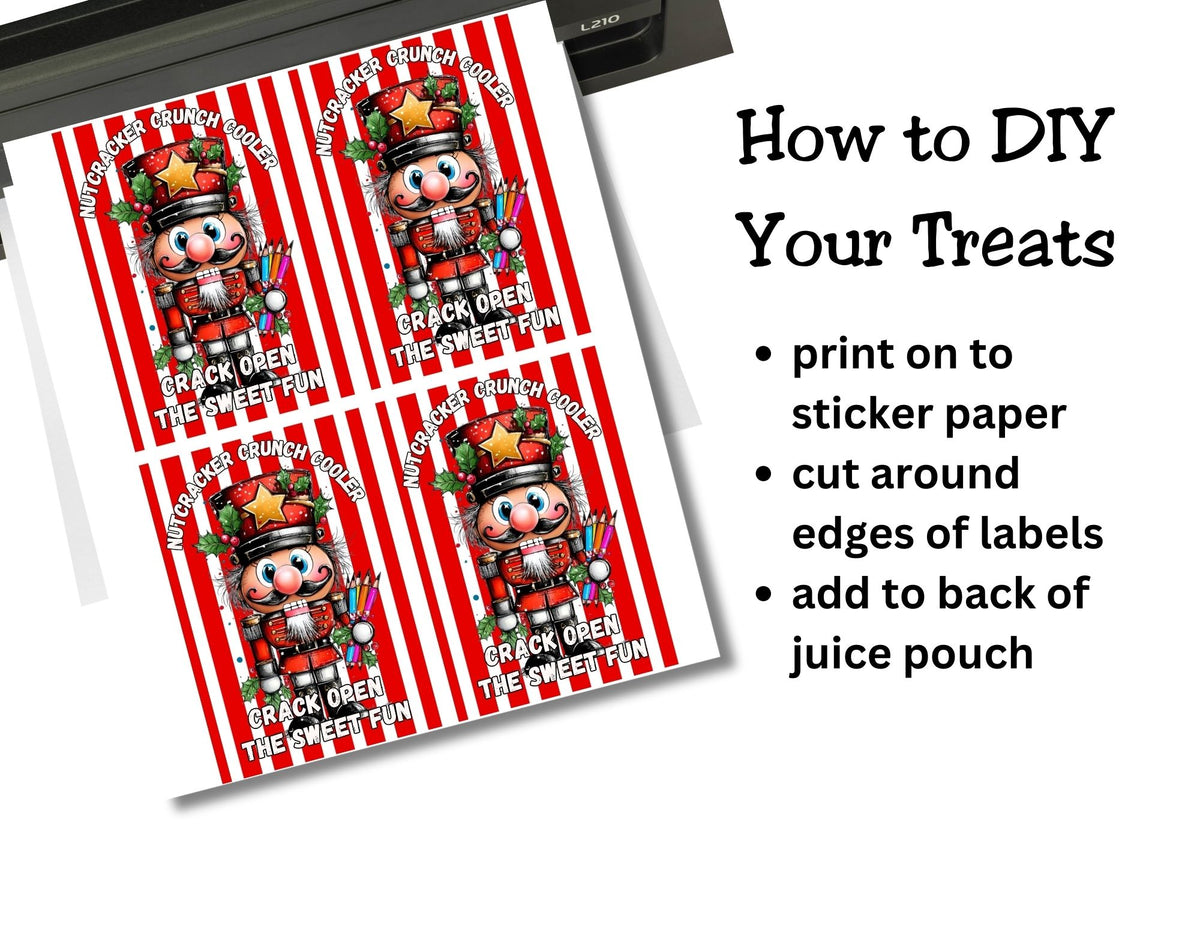Nutcracker Crunch Cooler Capri Sun Label