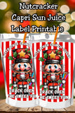 Nutcracker Crunch Cooler Capri Sun Label