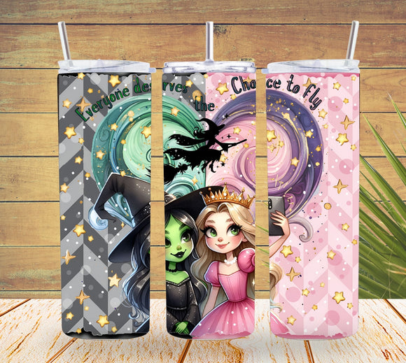 Everyone Deserves the Chance to Fly Wicked Tumbler   *817
