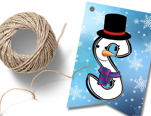 Snowman Christmas Pennant Banner