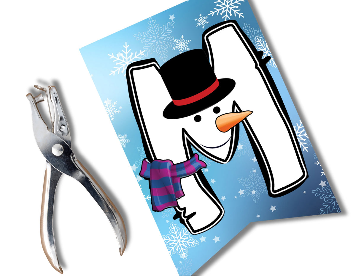 Snowman Christmas Pennant Banner