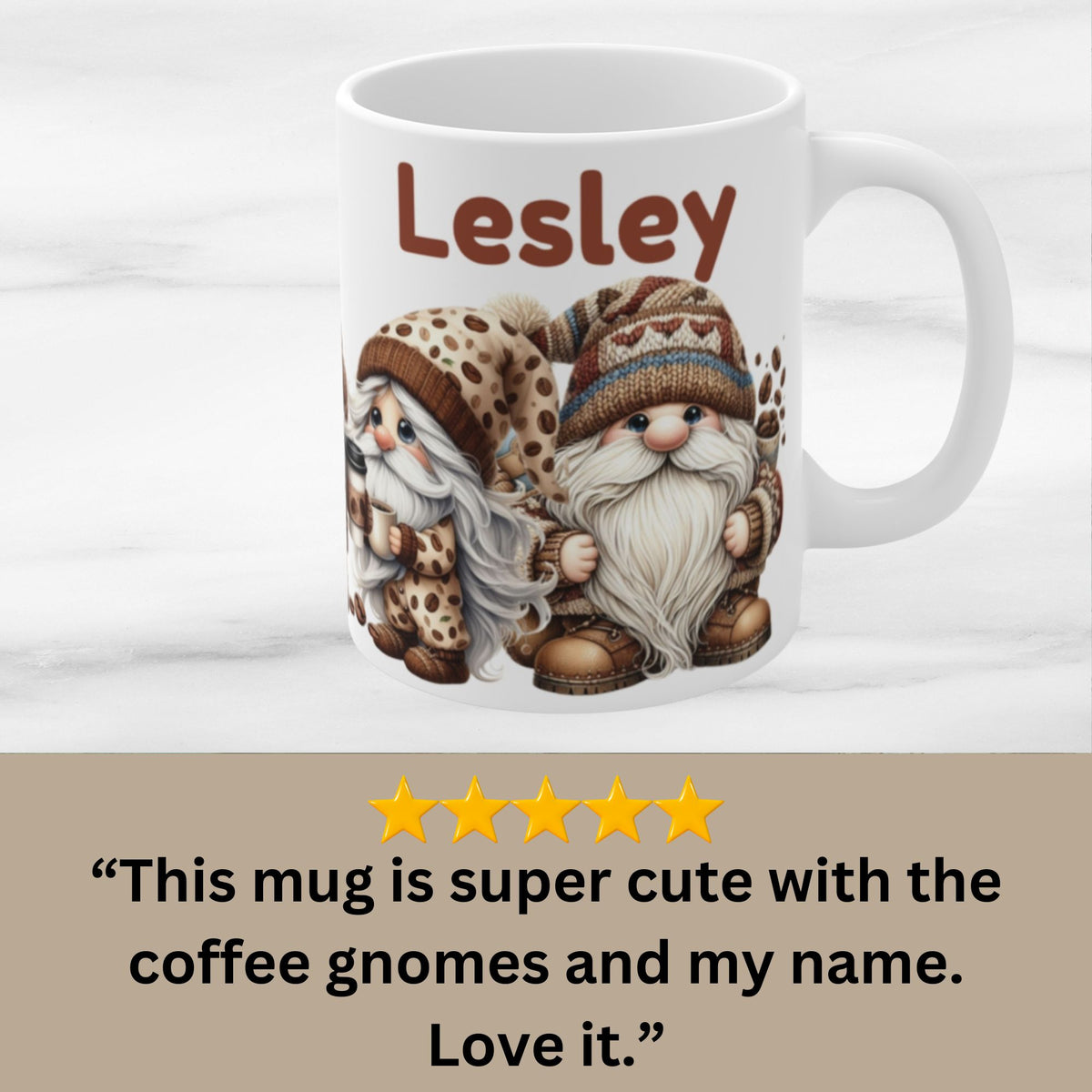 Coffee Gnomes Personalized Coffee Mug
