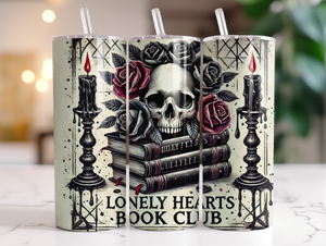 Lonely Hearts Book Club 20 ounce Stainless Steel Tumbler   *629