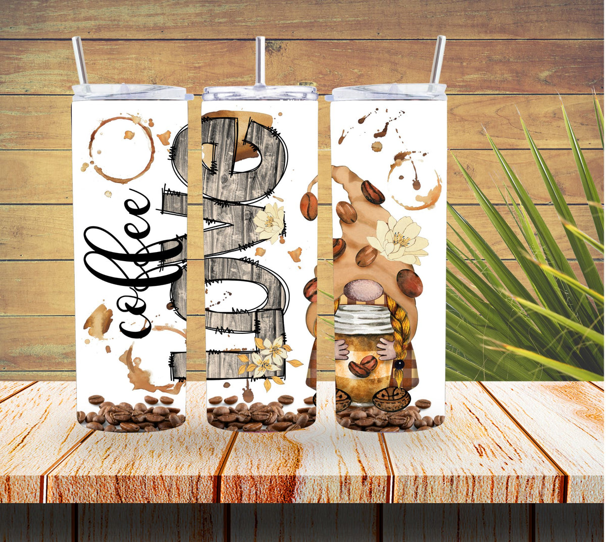 Love Coffee Gnome 20 ounce Stainless Steel Tumbler  *560