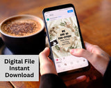 So Egg-Cited Easter Pregnancy Announcement Canva Template