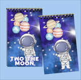 Personalized Outer Space Party Favor Notebooks