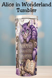 Normal Was Never an Option Alice in Wonderland Tumbler and Tumbler Wrap  *1111